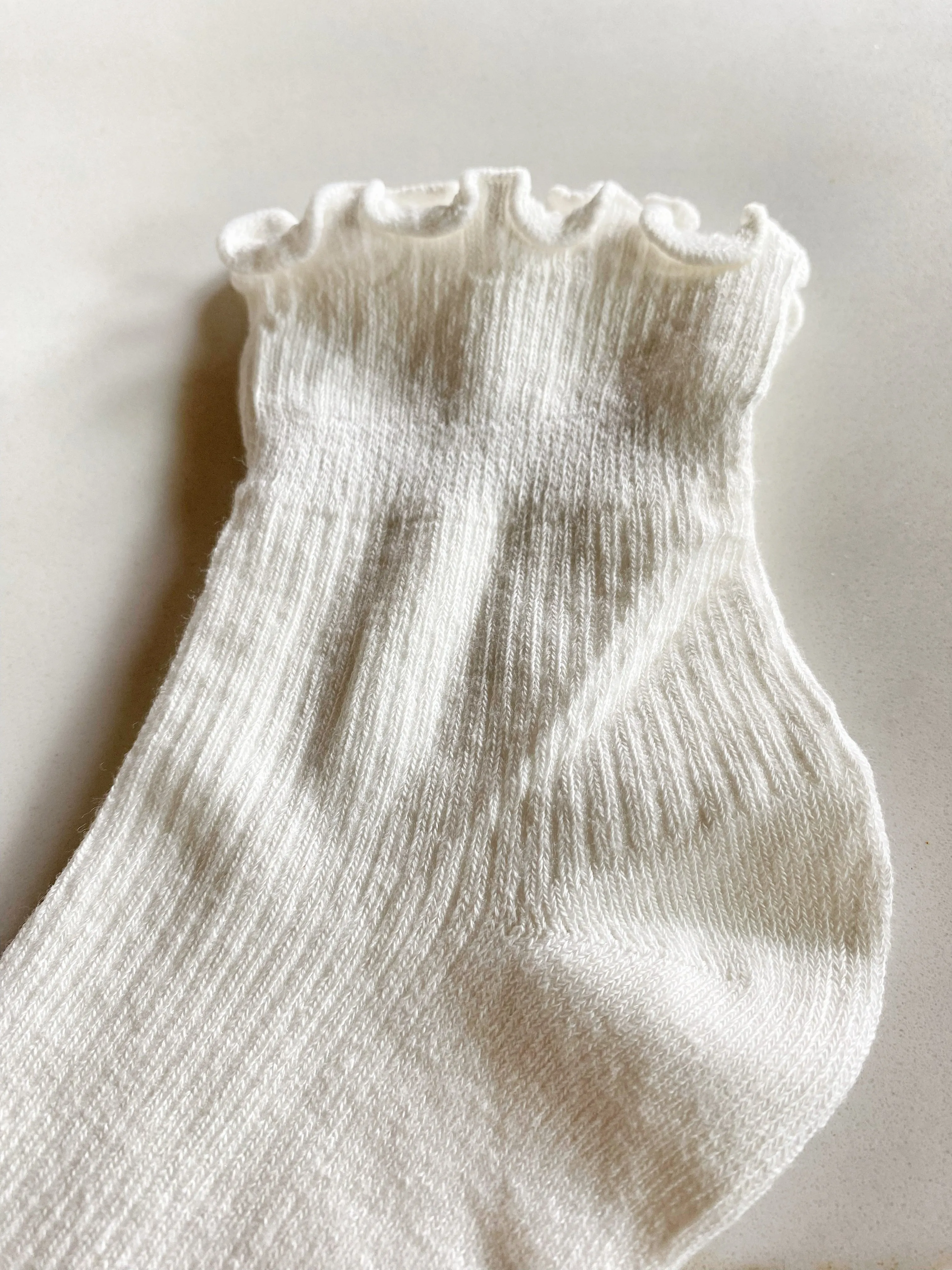 Ruffle Top Socks