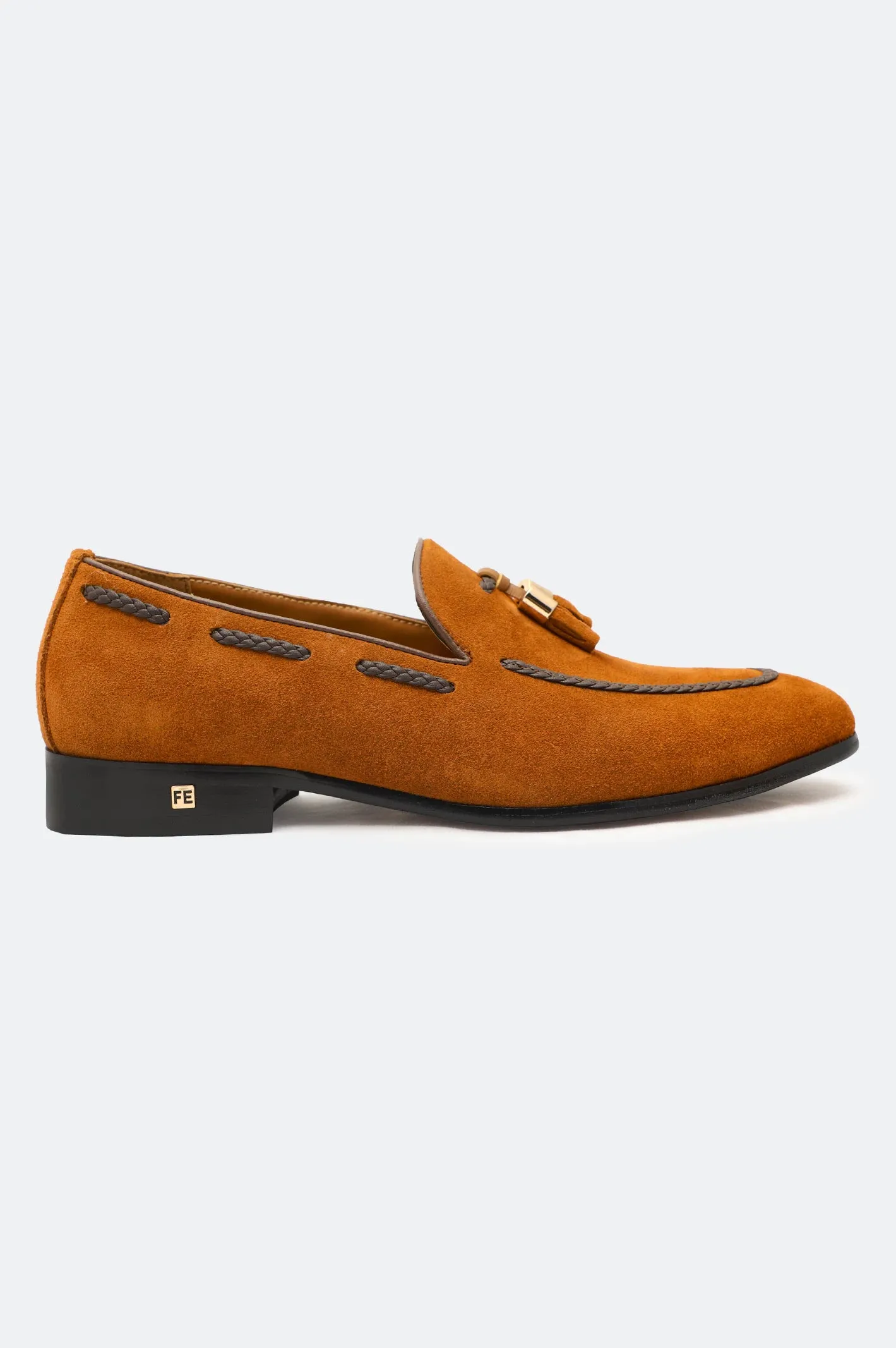 Tan Formal Mocassins Shoes