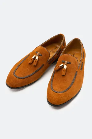 Tan Formal Mocassins Shoes