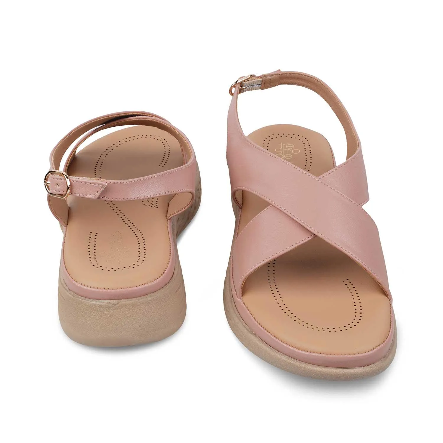 The Havit Pink Women's Casual Wedge Sandals Tresmode