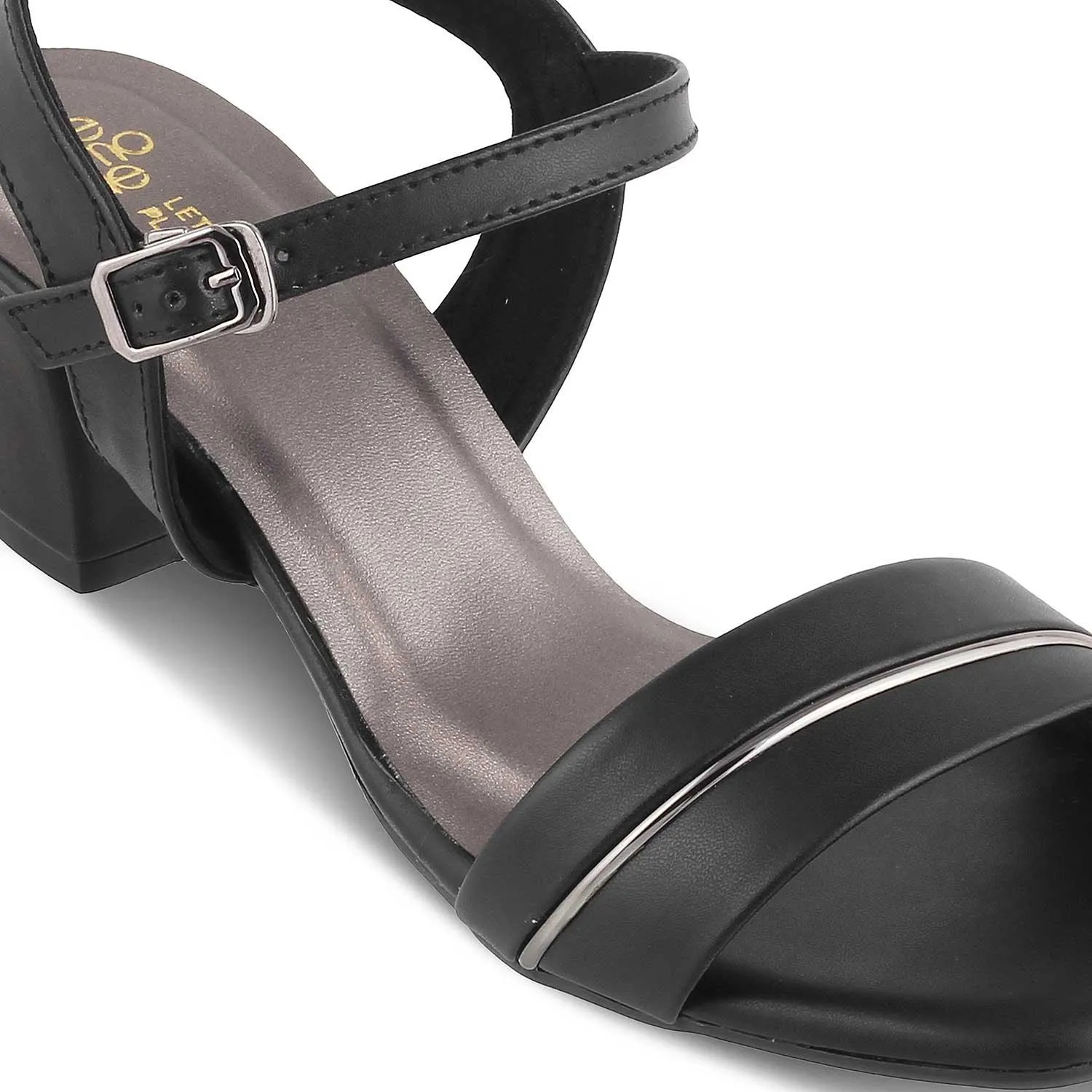 The Kachel Black Women's Dress Block Heel Sandals Tresmode