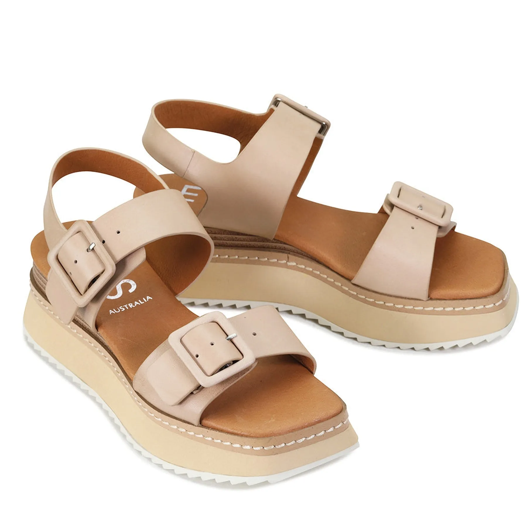 TONES WEDGE SANDAL LEATHER