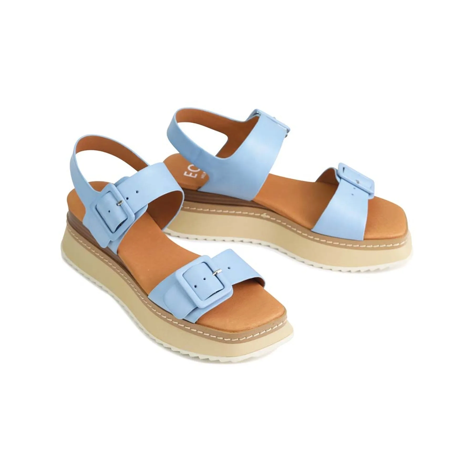 TONES WEDGE SANDAL LEATHER