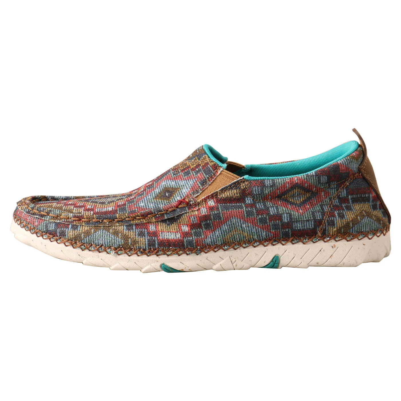 Twisted X Women's Turquoise Aztec Slip-On Zero X Shoe