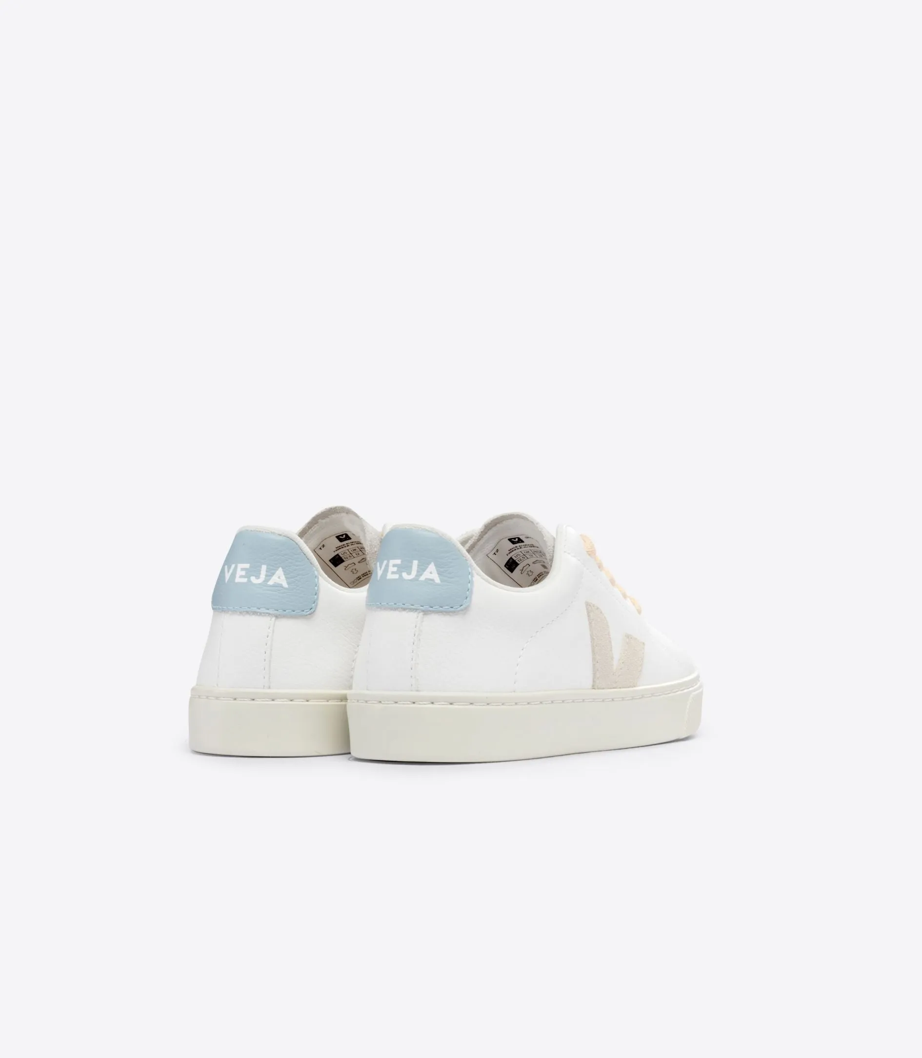 Veja Esplar Lace Girls White Sable Steel Trainer