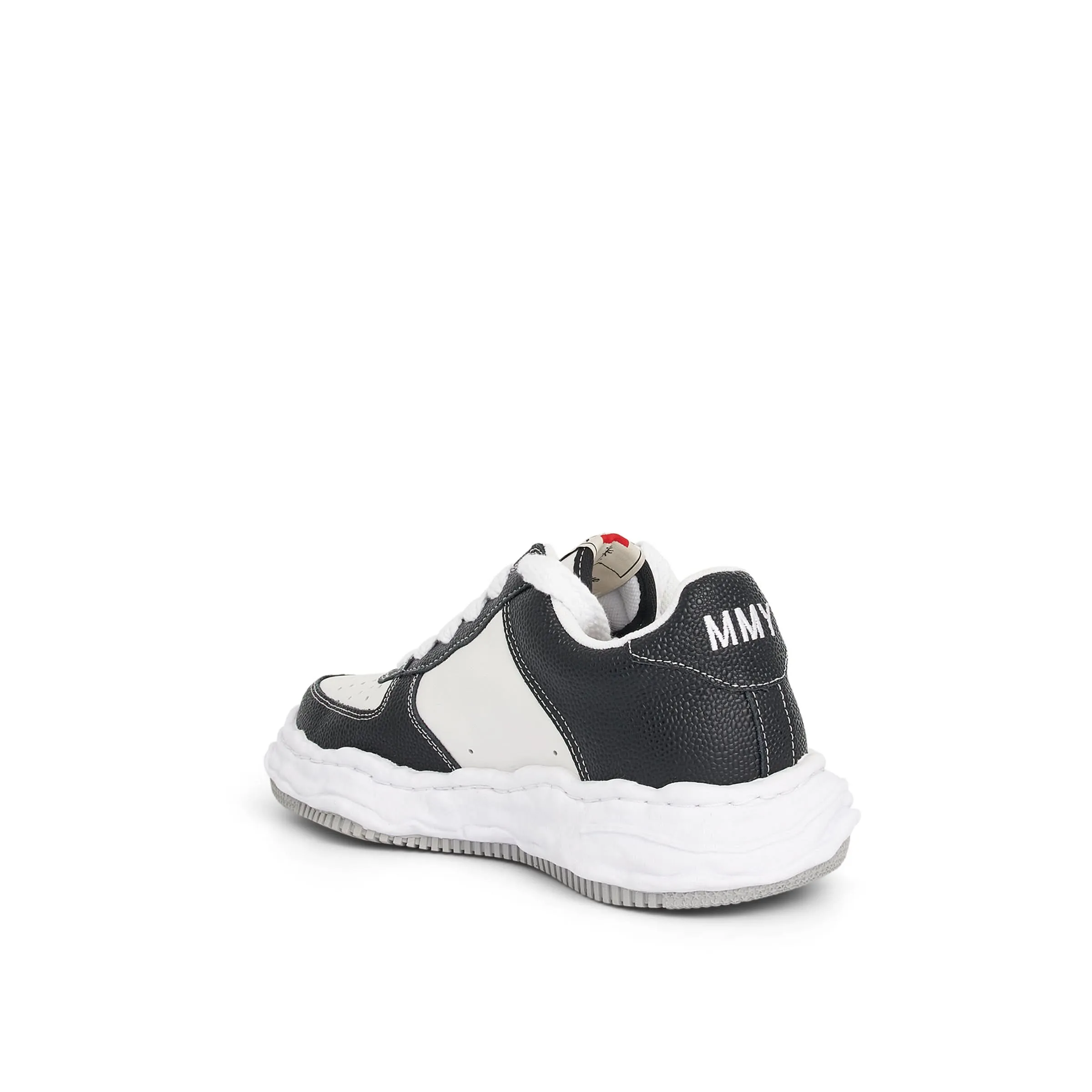 Wayne OG Basket Sneaker in Black/White