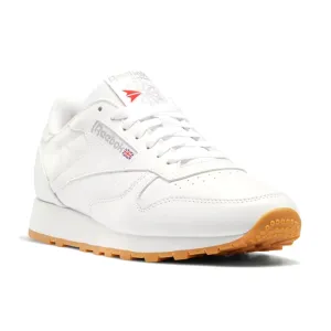 Women's Classic White Leather White/Gum