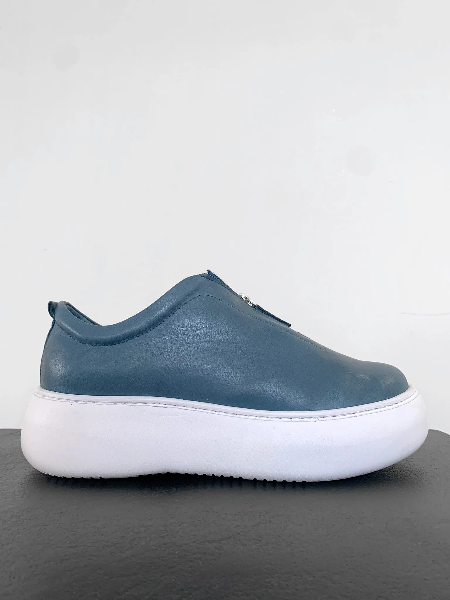 Zip Front Sneakers - 2 Colours